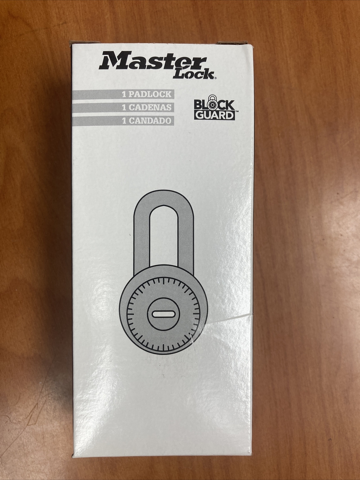 Master Lock Combination Padlock with Black Dial for Locker 1525