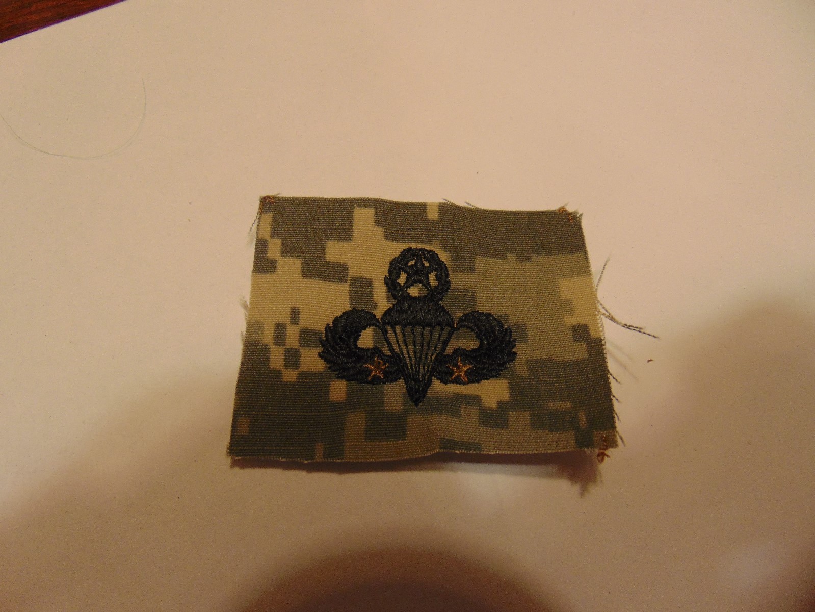 GENUINE US MILITARY INSIGNIA PATCH SEW ON JUMP WINGS MASTER PARATROOPER ACU 2 ST