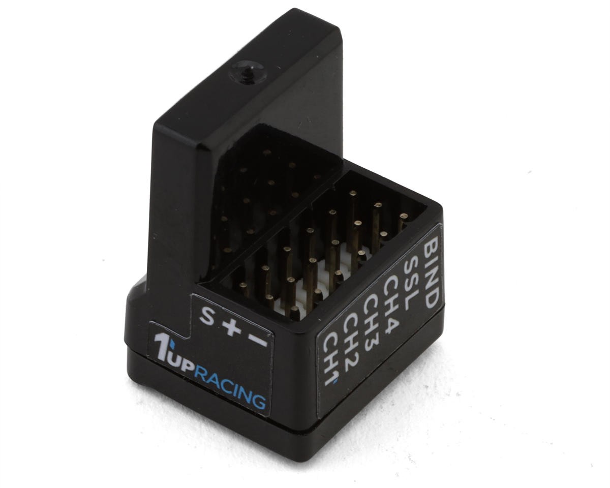 1UP Racing Pro-RX 4-Channel Sanwa FH4 Antenna-Free 2.4GHz Receiver [1UP10105]
