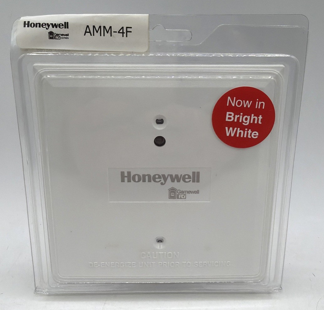 Honeywell Gamewell AMM-4F Addressable Monitor Module, White, Sealed
