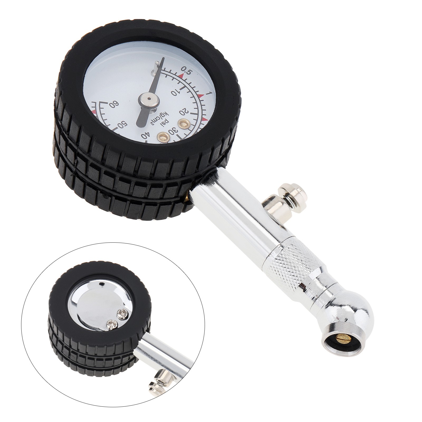 Universal Tire Air Pressure Gauge for Truck / Car / Motorcycle /Bicycle 0-60 PSI