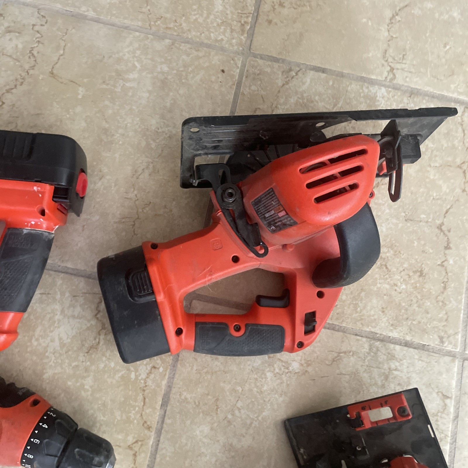 firestorm black and decker Tools Saw/ Sander Drills Tool Lot Untested