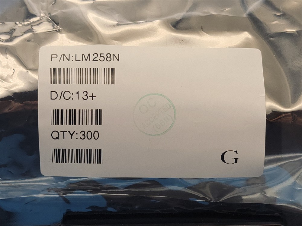 New (25pcs) LM258N ST MICROELECTRONICS IC Linear