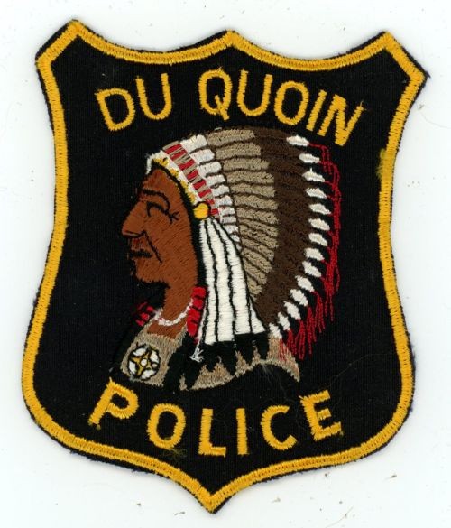 ILLINOIS IL DU QUON POLICE NICE OLD VINTAGE SHOULDER PATCH SHERIFF