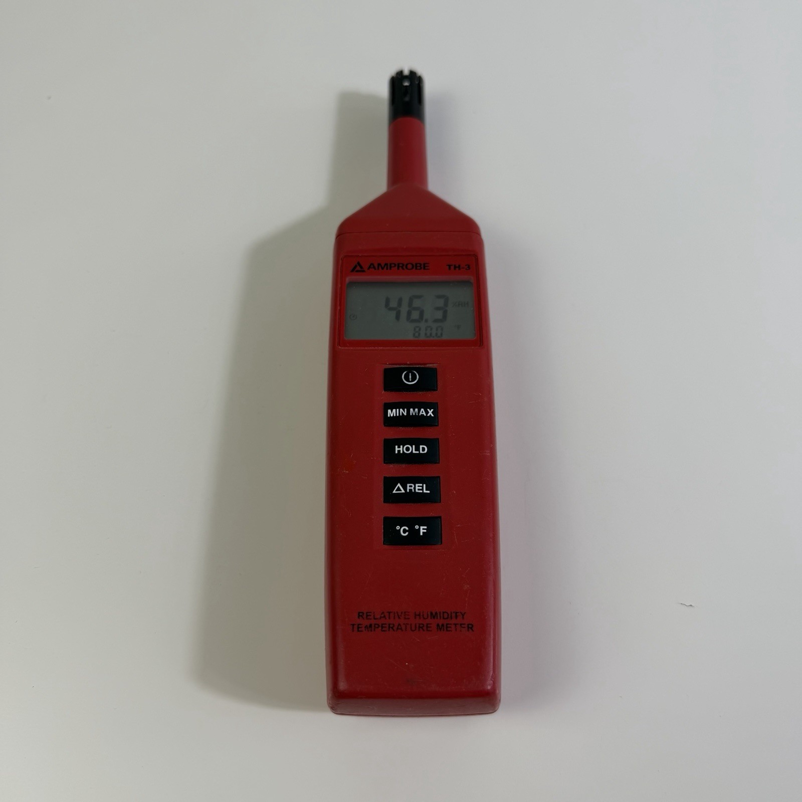 Amprobe TH-3 Relative Humidity Temperature Meter Used