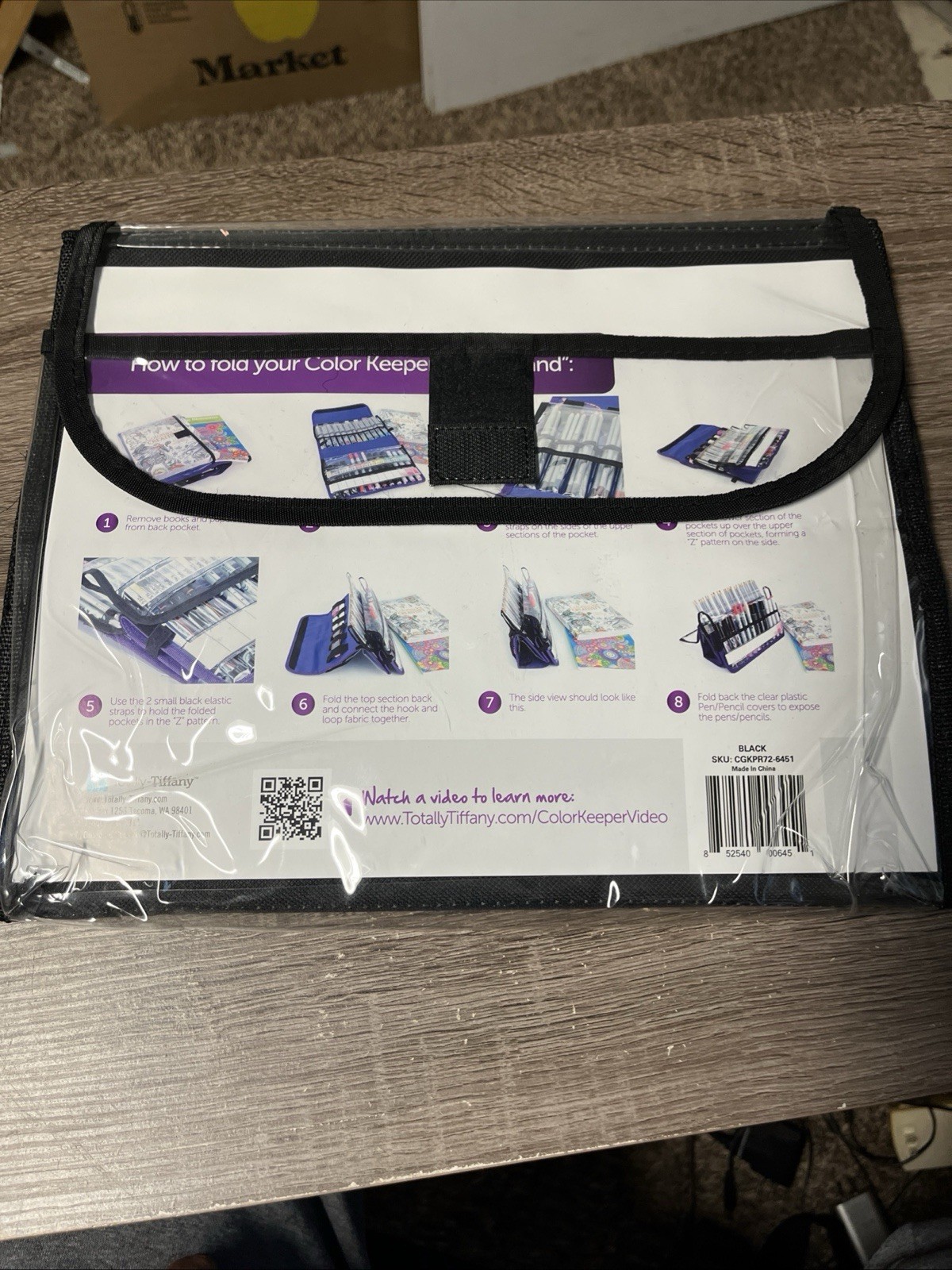 totally tiffany color keeper Storage bag