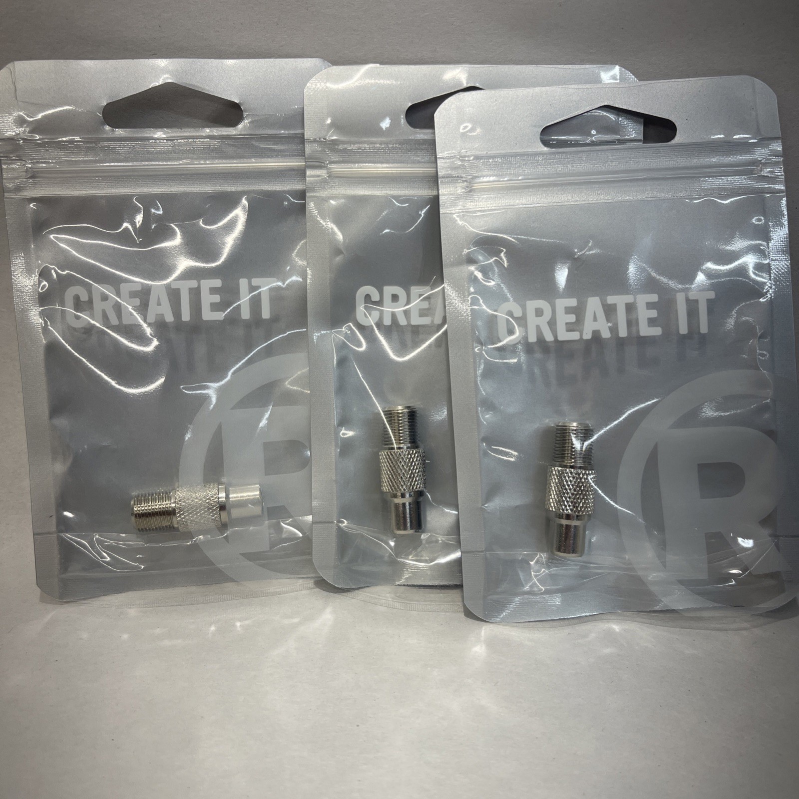 Radio Shack 278-263 F Female to RCA Female Adapter (Qty 3), NOS,  FREE SHIPPING