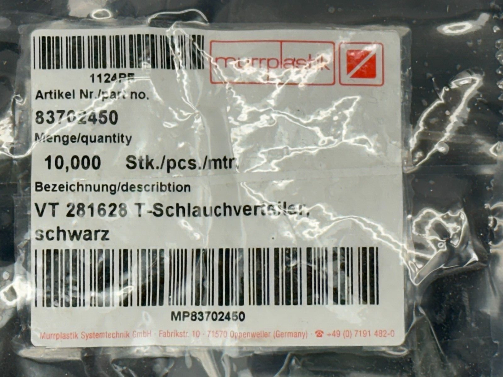 Murrplastik 83702450 Conduit Distributor Fitting VT 281628 LOT OF 10