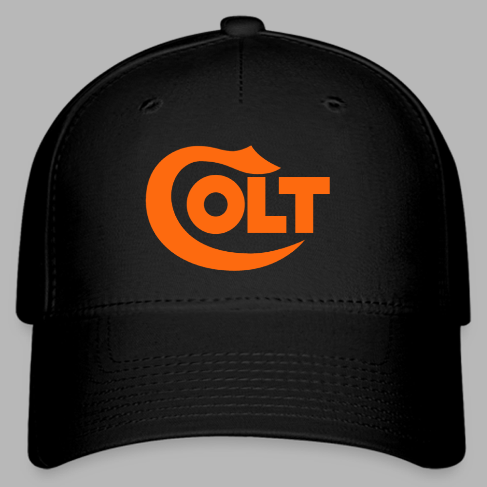 Colt Firearms Gun Black Hat Baseball Cap Size S/M and L/XL