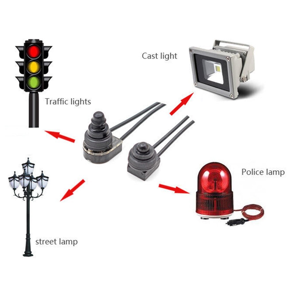 Outdoor Lighting Waterproof Push Button Switch Suitable for Emerg ency Lights