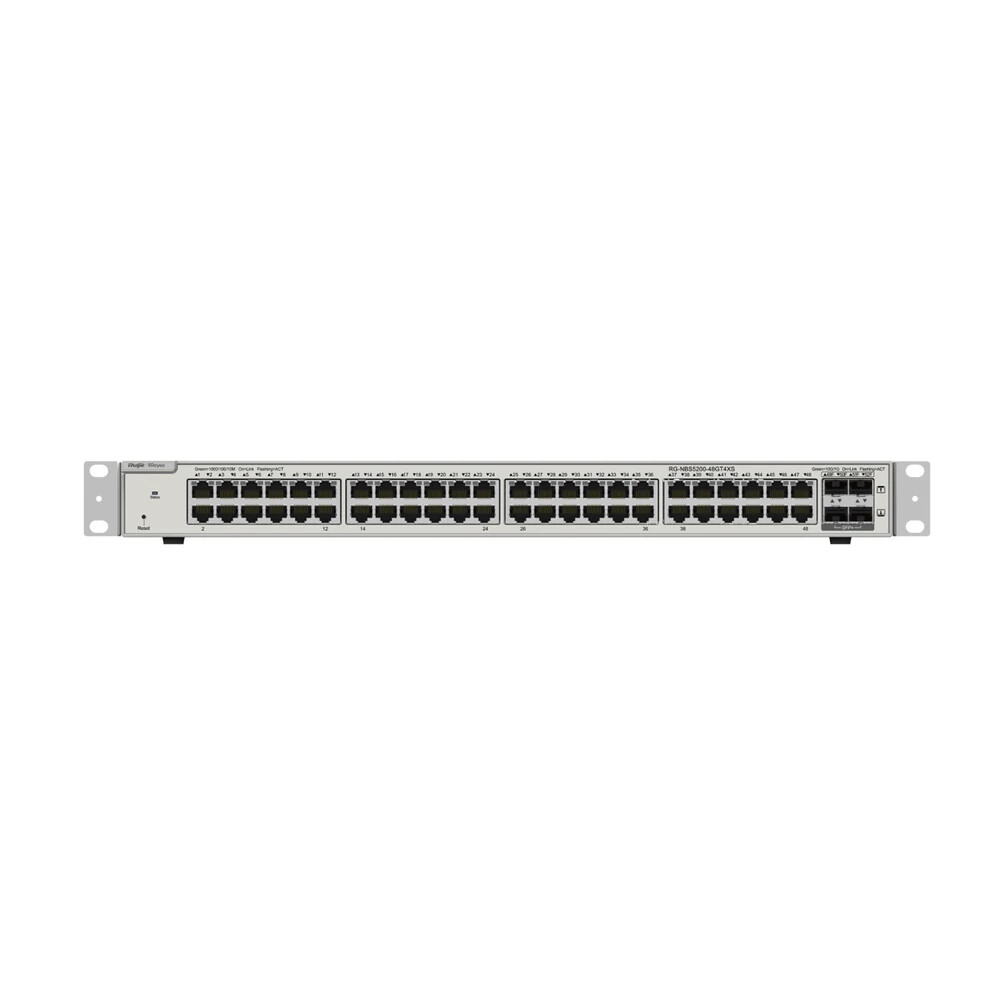 RUIJIE RG-NBS5200-48GT4XS 48-port Gigabit Layer 3 Non-PoE Switch 4 SFP+ Uplink