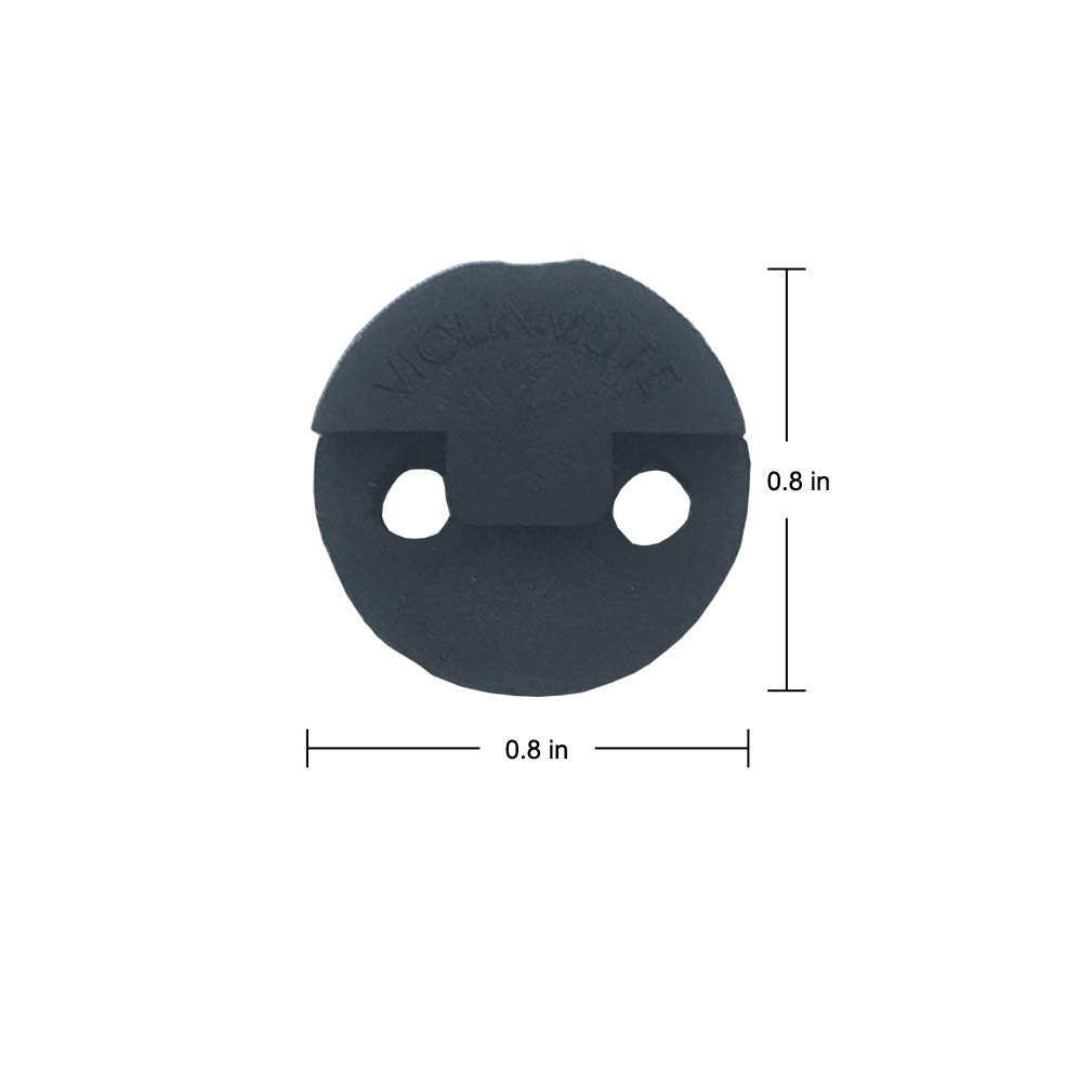 4 Pack Violin Practice Mute, Round Rubber Mute for Violin & Small Viola