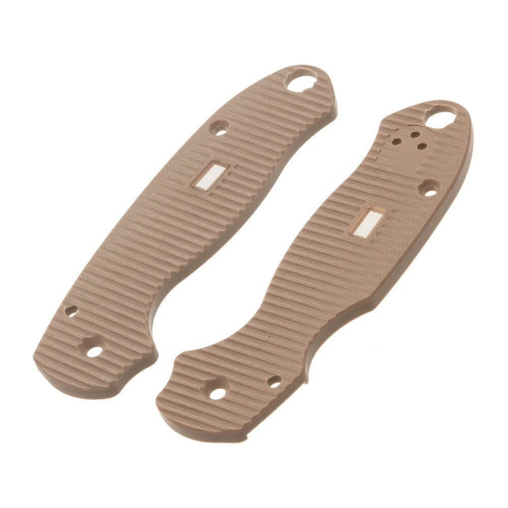 Glow Rhino Paramilitary 3 Tan Knife Handle Scales - GRC-SCALES-PARA3-004-DTGDTG