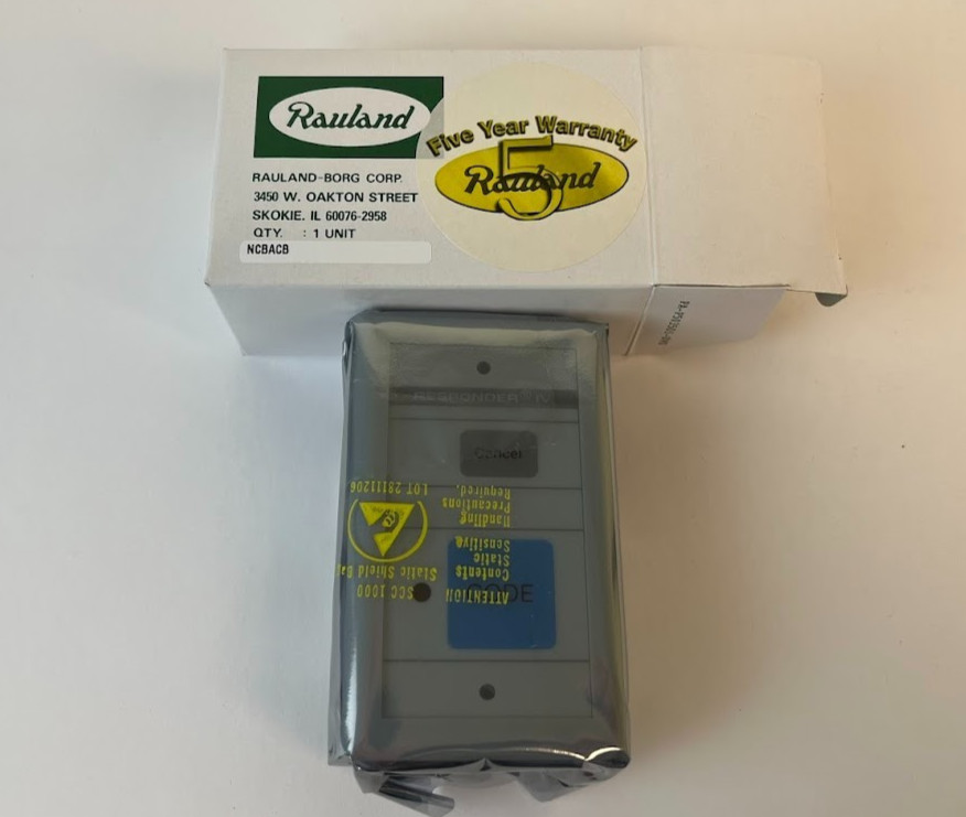 Rauland Borg NCBACB Code Blue Nurse Call Button System Dependent