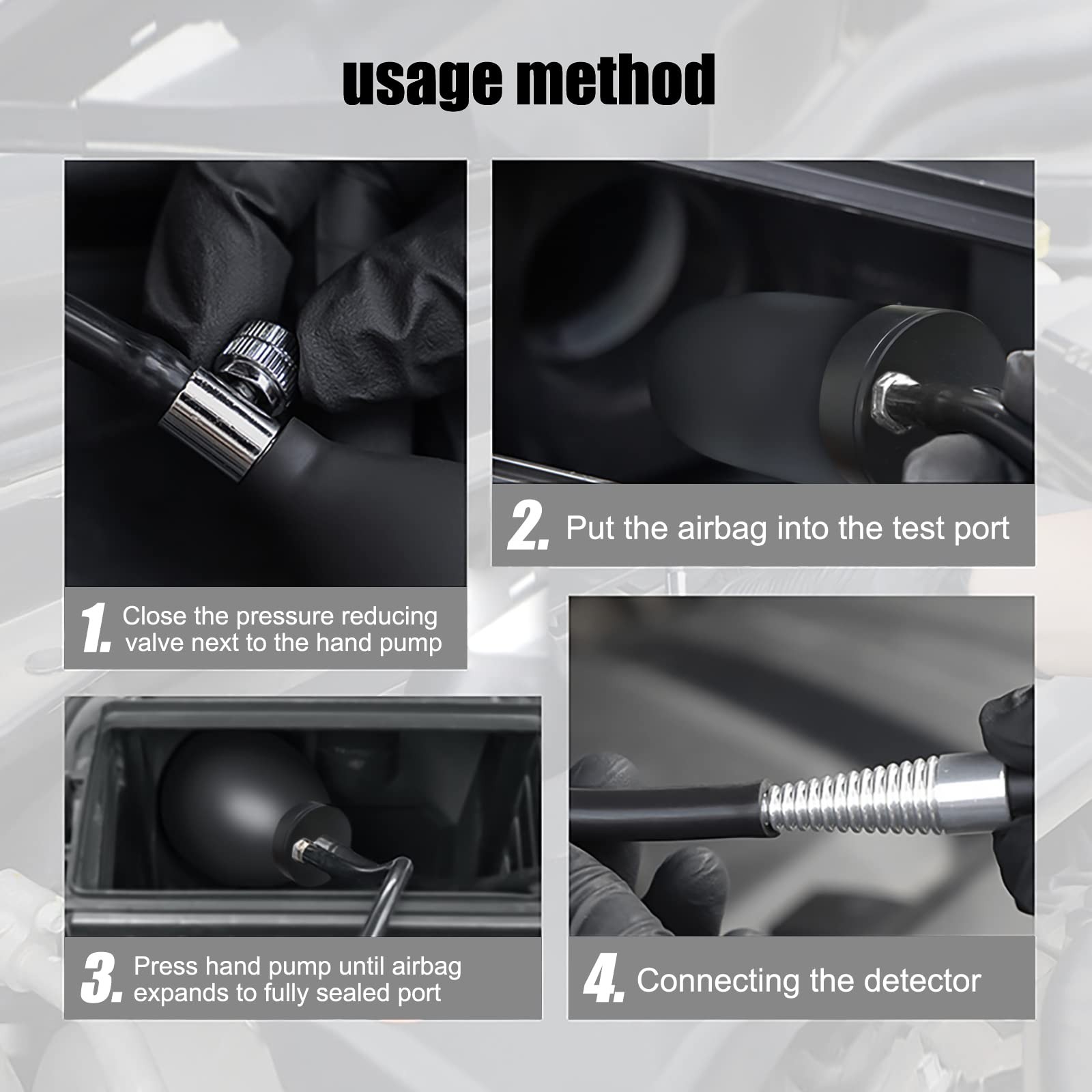 Intake Inflatable Bladder Adapter for Car Intake/ Exaust/ EVAP/Cooling System