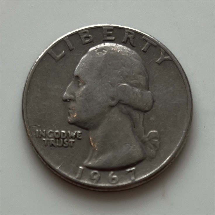 1967 Washington Quarter 25C Philadelphia Great Condition! (2)