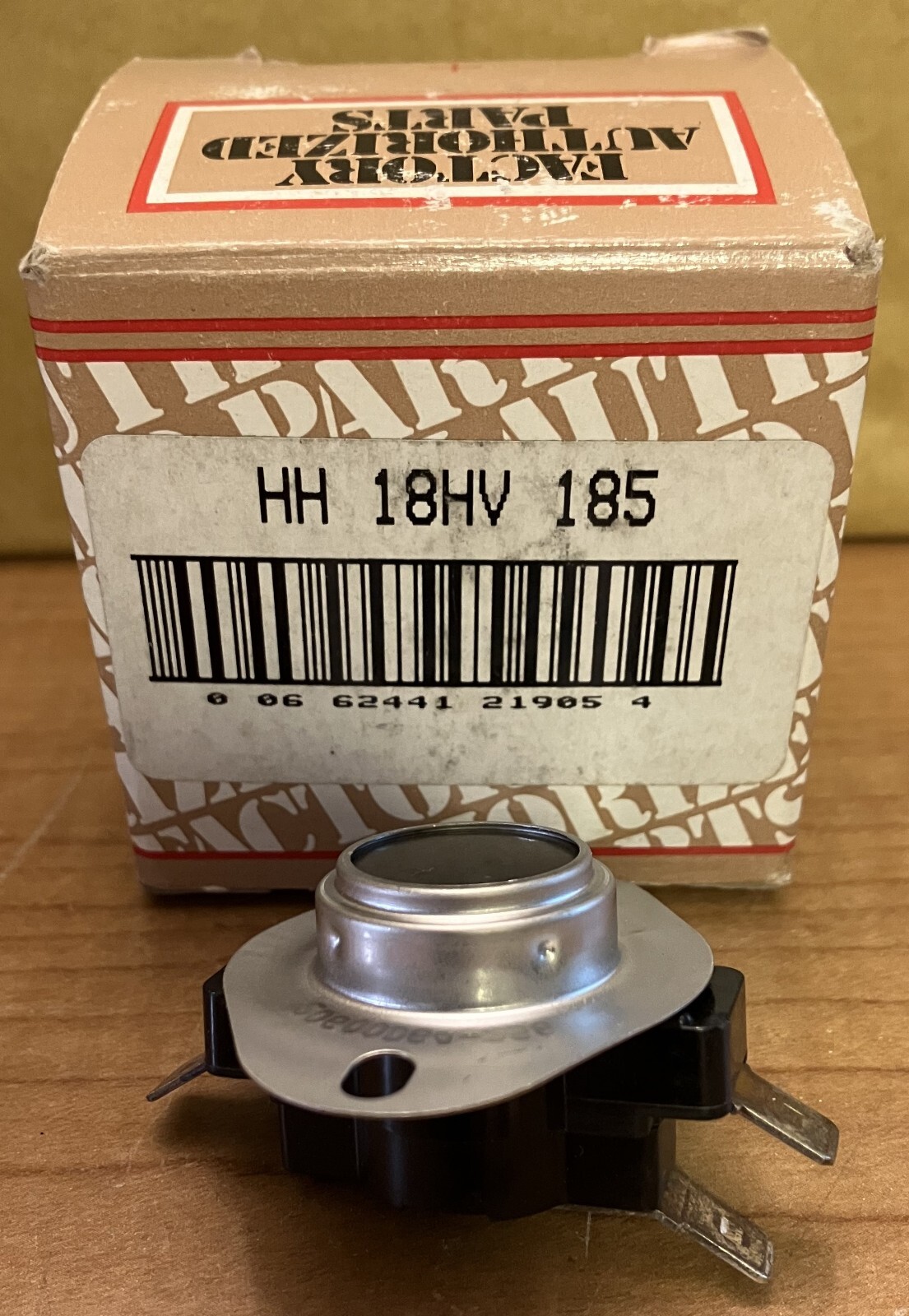 Carrier HH 18HV 185 Limit Switch SPDT 5 FLA @ 240v  Open: 185F Close: 155F NOS