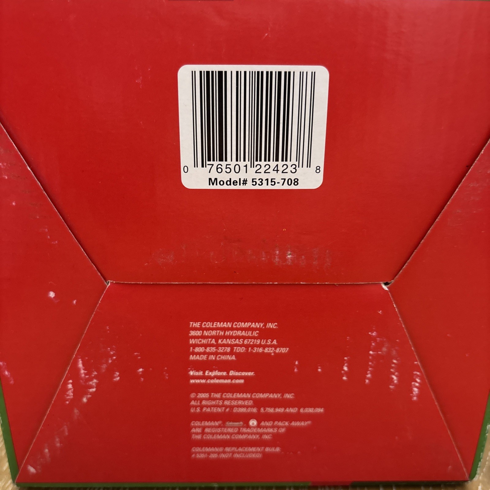 Coleman Pack Away Lantern Space Saver New In Box - 5315 Series SpaceSaver