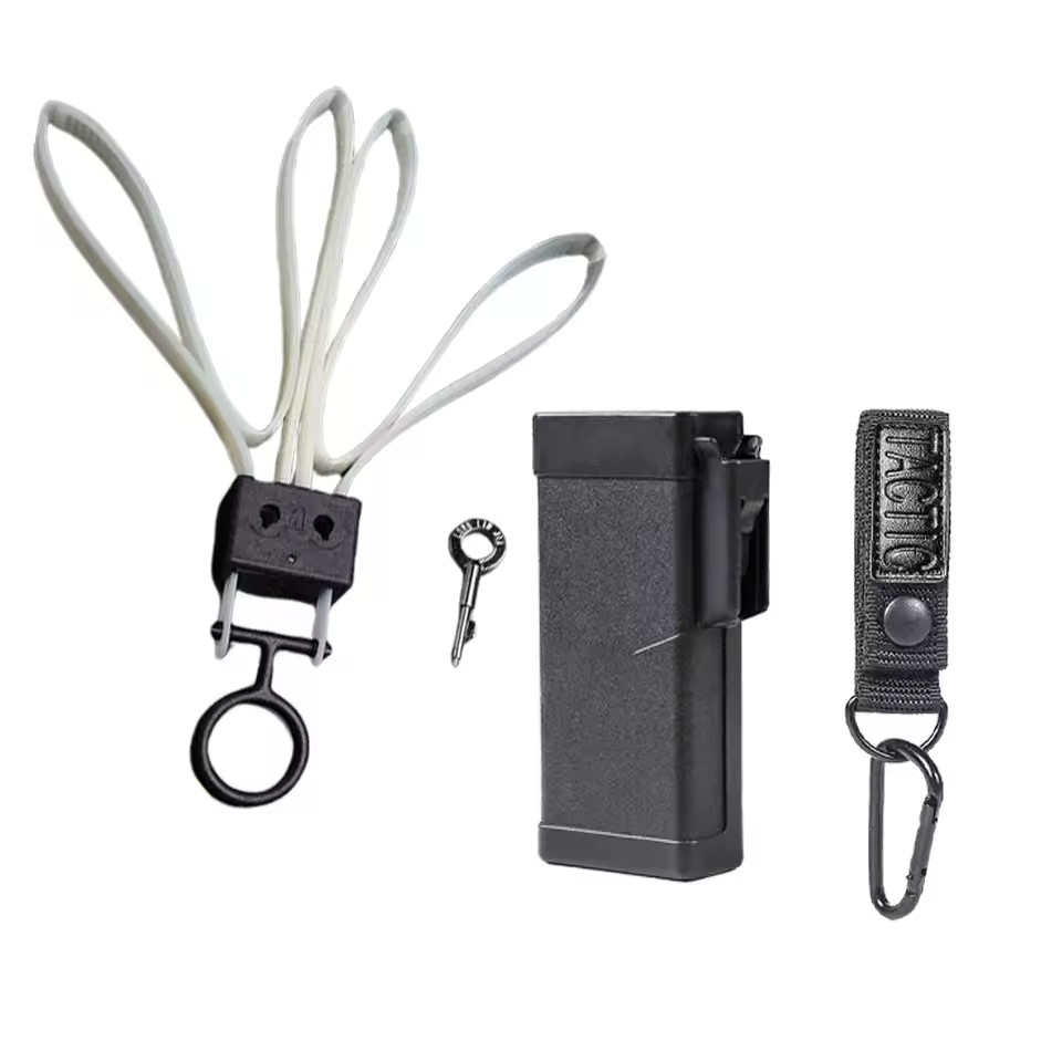 Tactical Reusable Zip Ties - Heavy Duty Foldable Restraints for Airsoft, Hunting