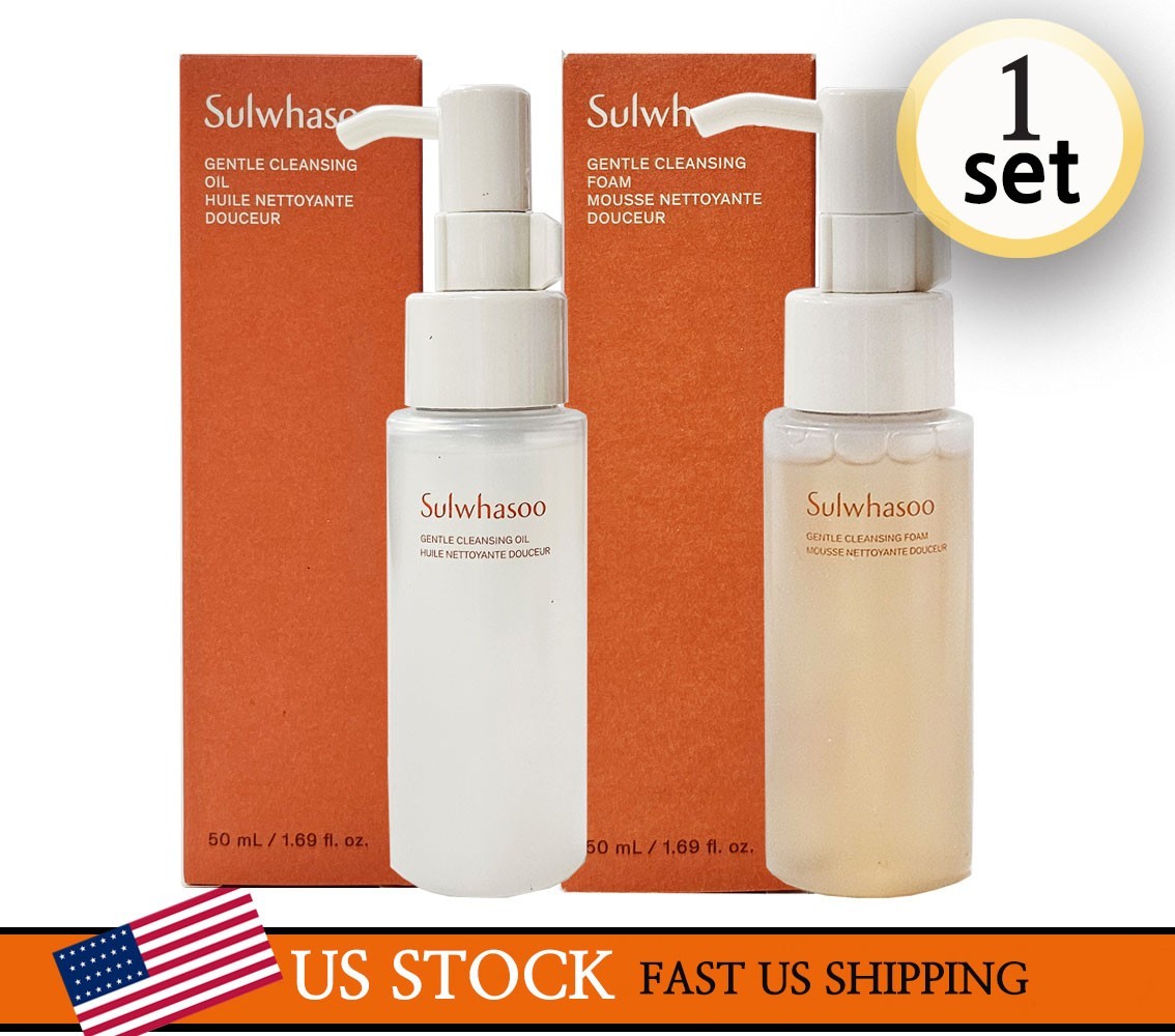 Sulwhasoo Gentle Cleansing Duo. Cleansing Foam 50ml+Cleansing Oil 50ml K-Beauty