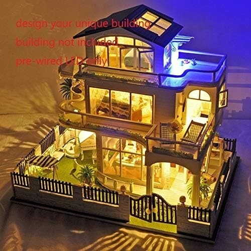 Title25pcs Pre-soldered Micro Litz Wired Warm White SMD LED 0603 + Resistor