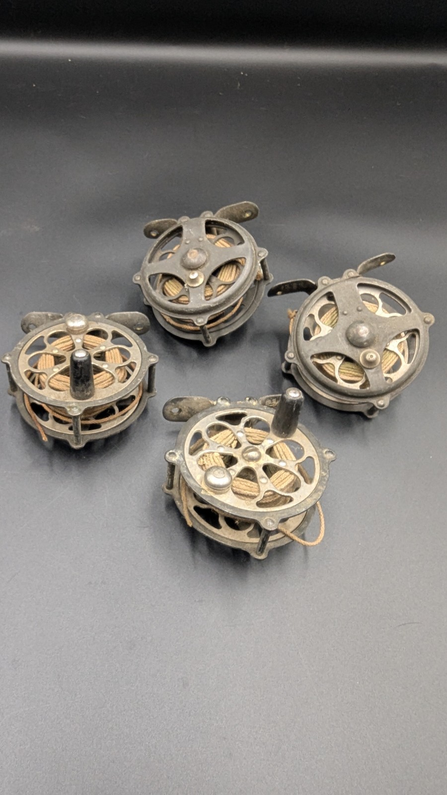 Vintage Fishing Reels Lot Of 4 Pflueger Progressive