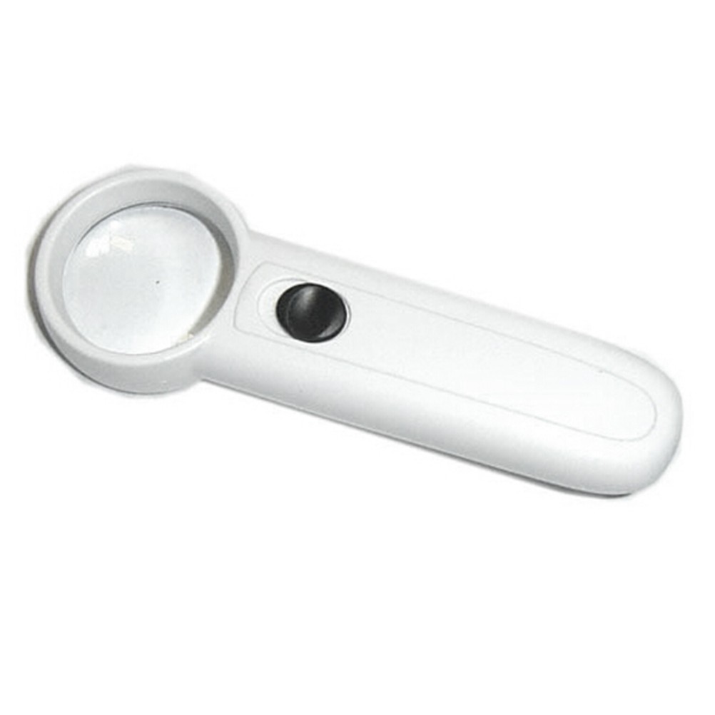 15x Magnifier With Dual Led Lights Handheld Optical Loupe For Close Work