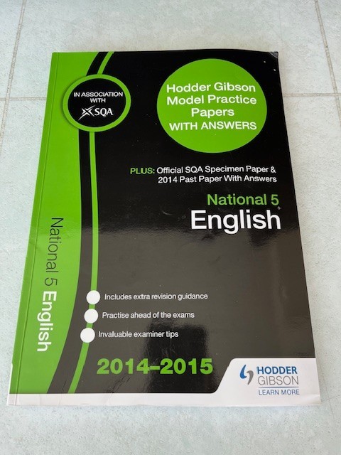 National 5 English Past Papers Book 2014-2015