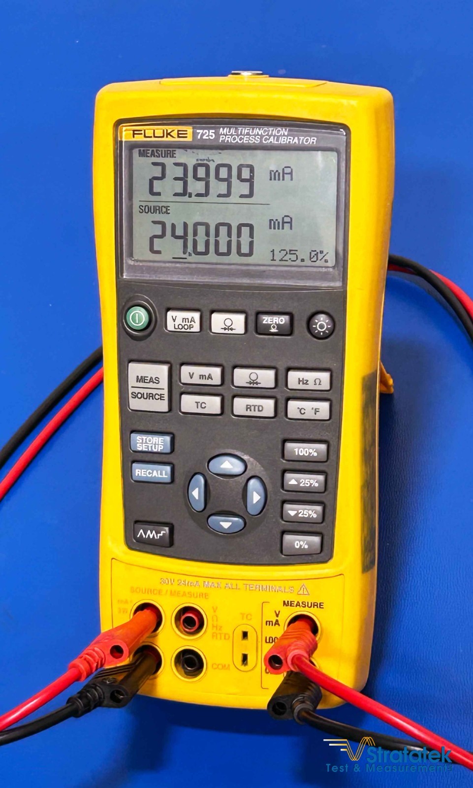 Fluke 725 Multifunction Process Calibrator - NIST Calibrated with Data