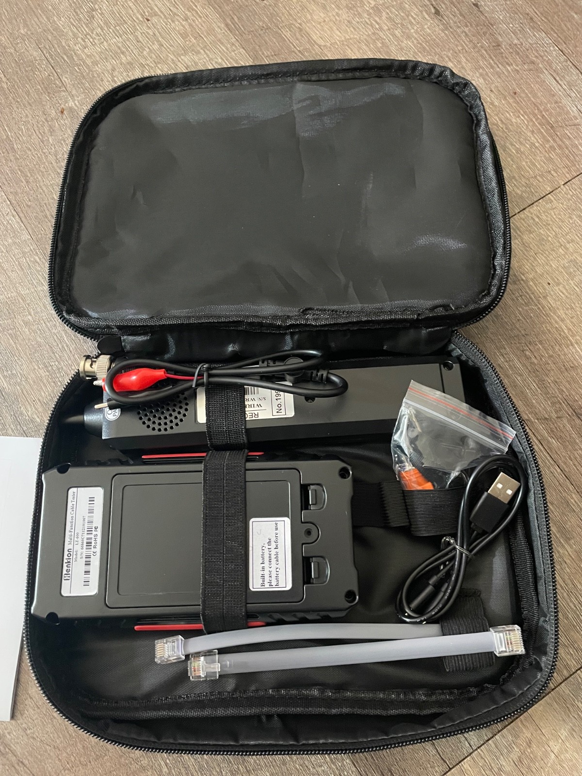 Network Cable Tester LCD Digital Network Cable Tester with Multimeter Tool Kit