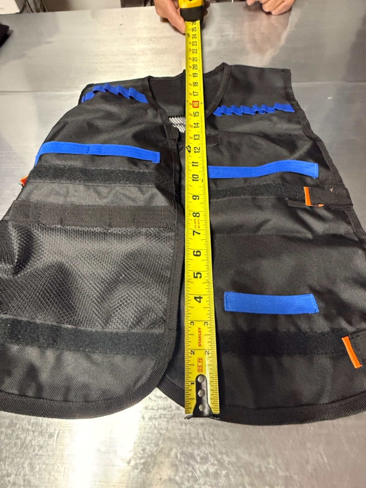 Nerf Tactical Black Vest One Size NO Darts included