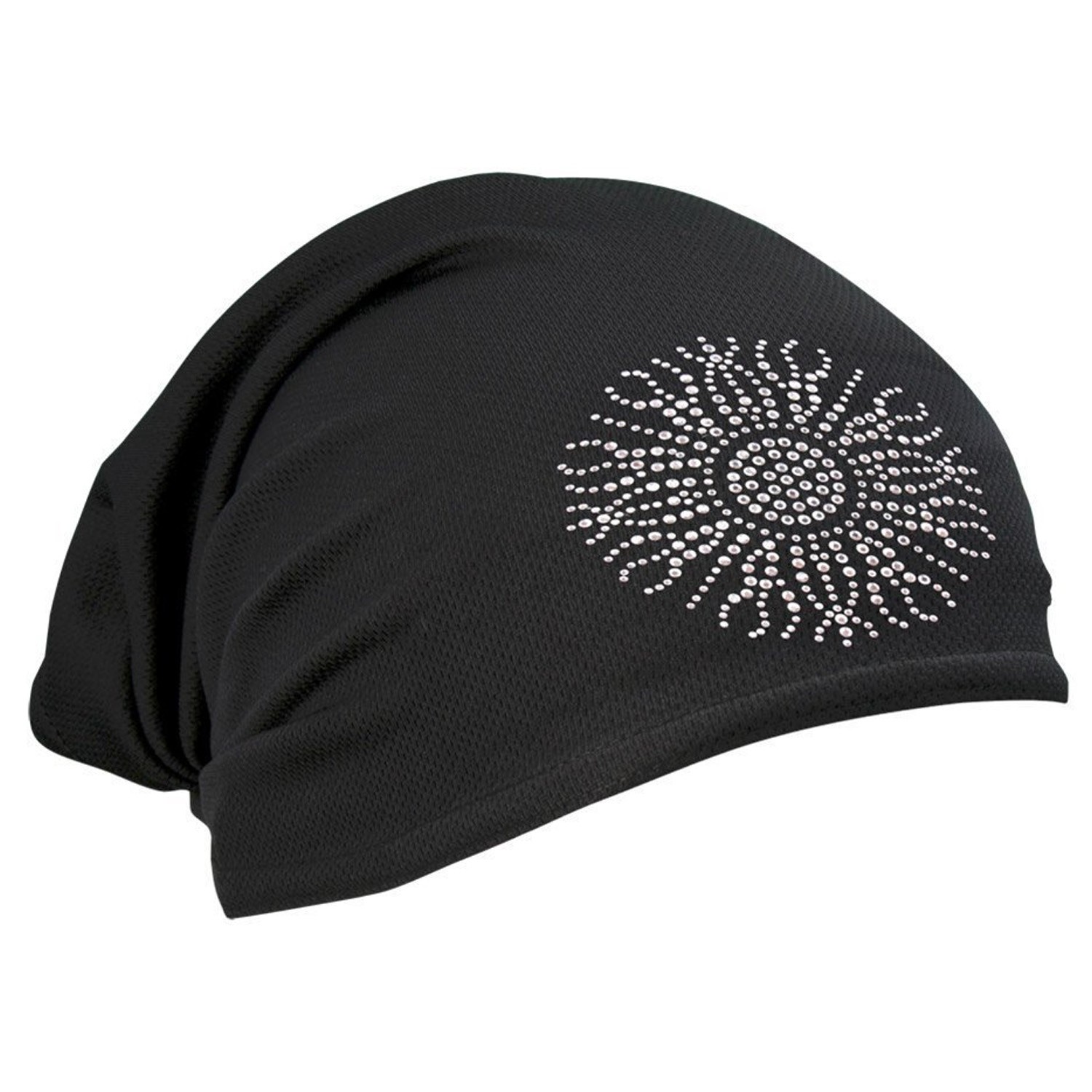 Schampa New Black Silver Sun Doo-Z Bandana Headwrap Motorcycle 14-1252, DZ01-S17