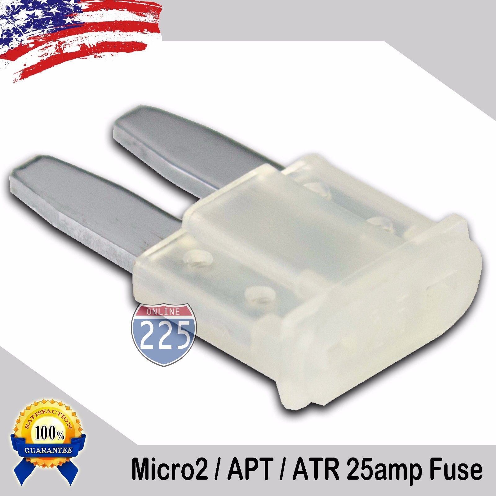 5 Pack 25A Micro2 Blade Fuse 25 AMP APT/ATR 32V Auto Car Truck Boat Marine RV US