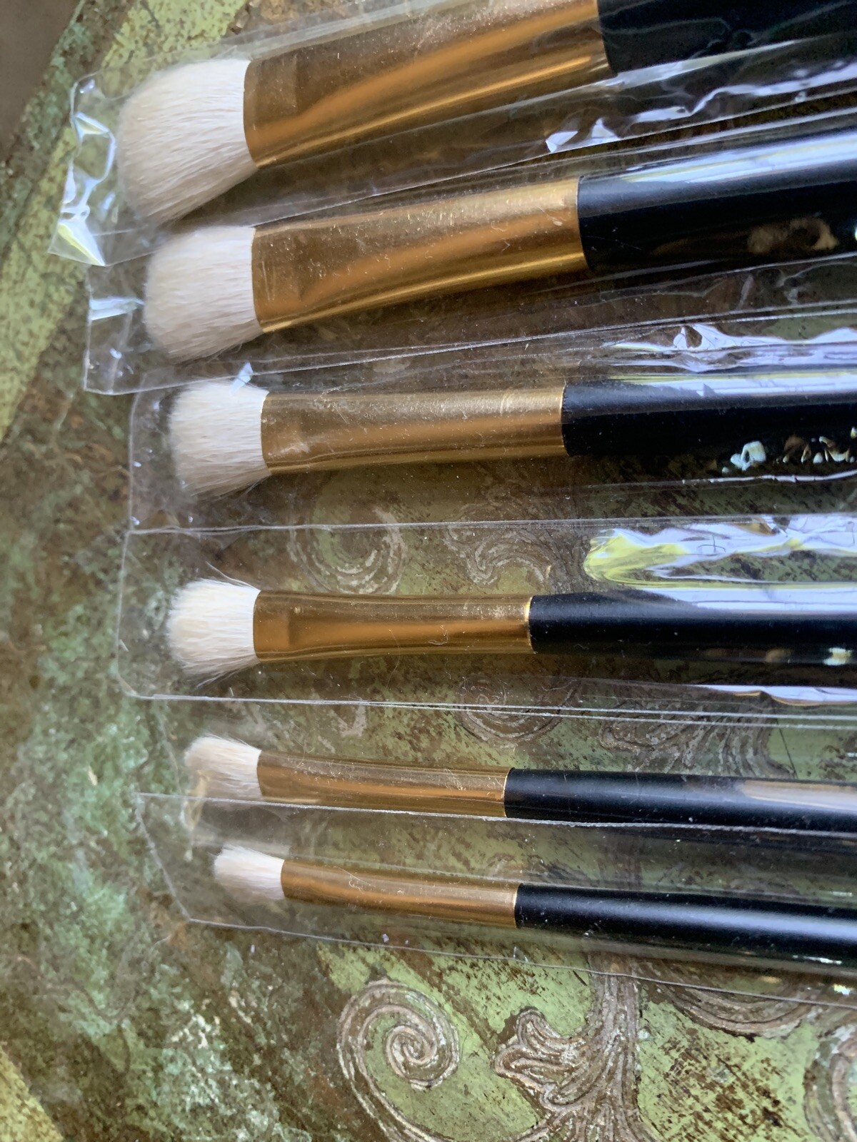 Wet cleaning Brushes For Doll Making six Piece Set  old masters cleaning brush