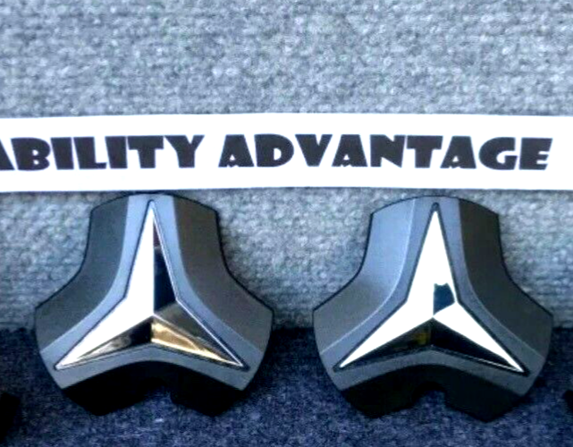 NEW: Permobil STAR HUB CAPS for 2.50x3 Caster Wheels, (1 pair), Version 1.