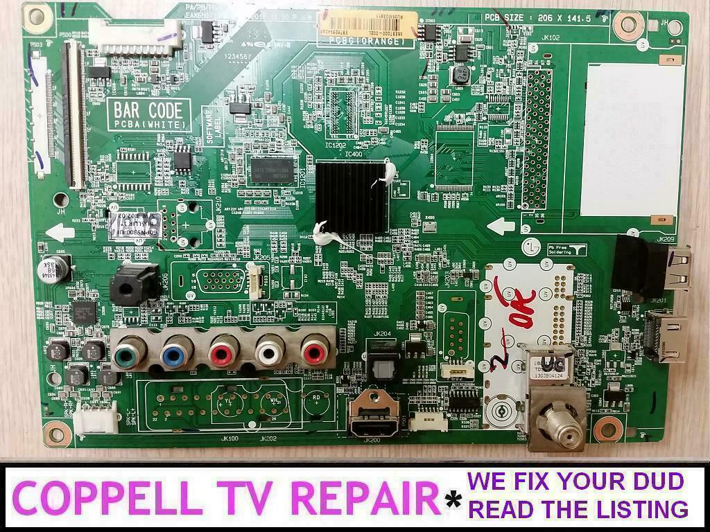REPAIR SERVICE FOR LG 60PN5300-UF MAIN EBT62394270 - DEAD TV, NO IMAGE, NO HDMI