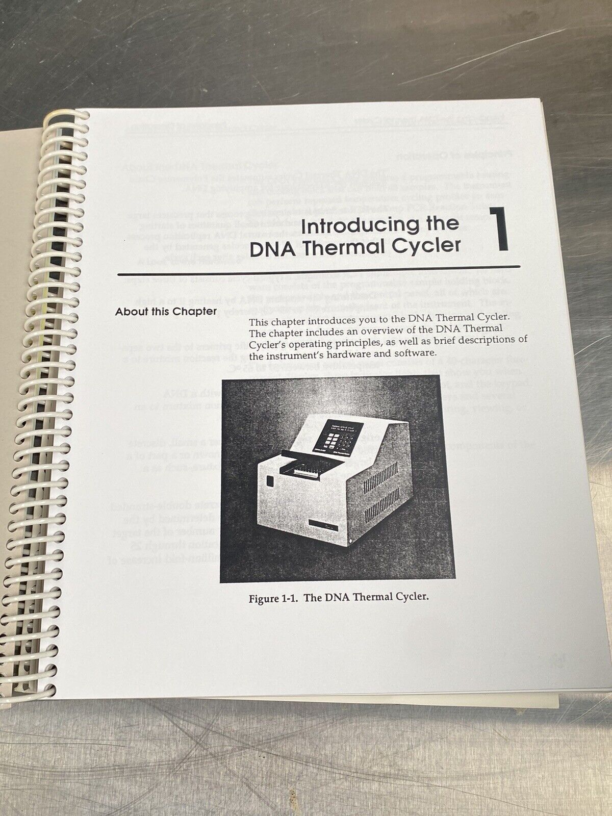 Perkin Elmer DNA Thermal Cycler - Instructions Manual / Guide / Book