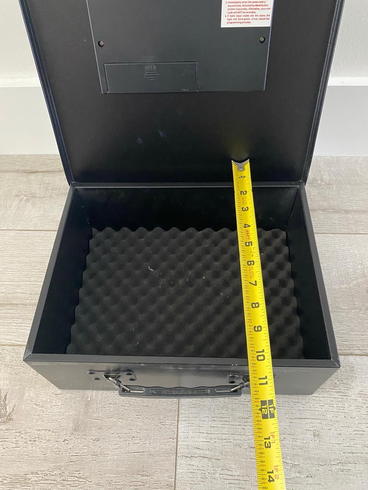 Brinks Home Security Deluxe Storage Safe, Digital And Key Lock