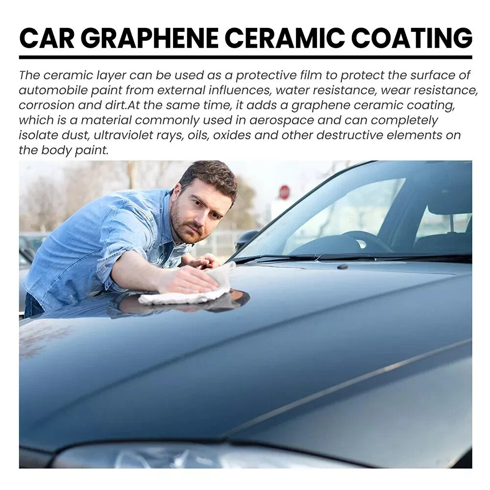 Car Graphene Ceramic Coating Kit, 70ml Car Paint Protect Ceramic Coating Agent