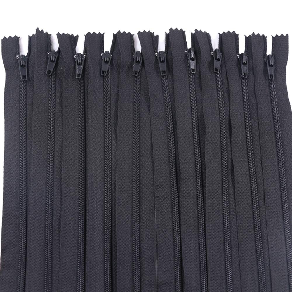 60Pcs 12Inch Nylon Coil Zippers for Tailor Sewer Sewing Craft Crafter's Speci...