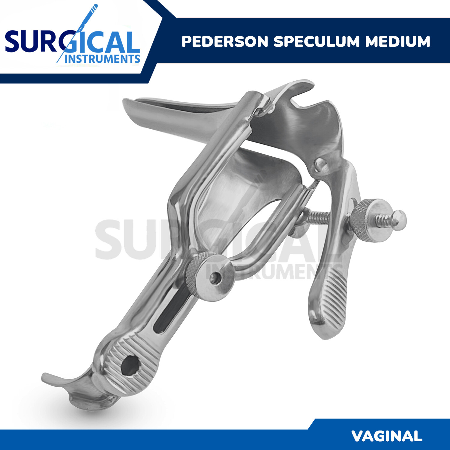 1 Pederson Vaginal Speculum Medium OB/Gyno Surgical Stainless German Grade