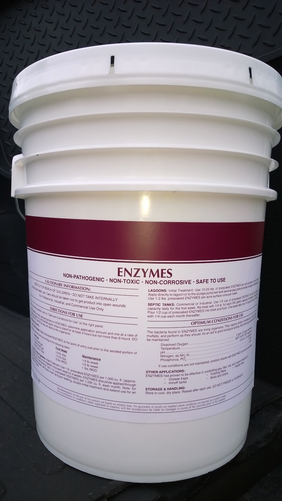 PATRIOT CHEMICAL SALES 10 LBS POWDER ENZYMES BACTERIA SEWER SEPTIC DRAIN CLEANER