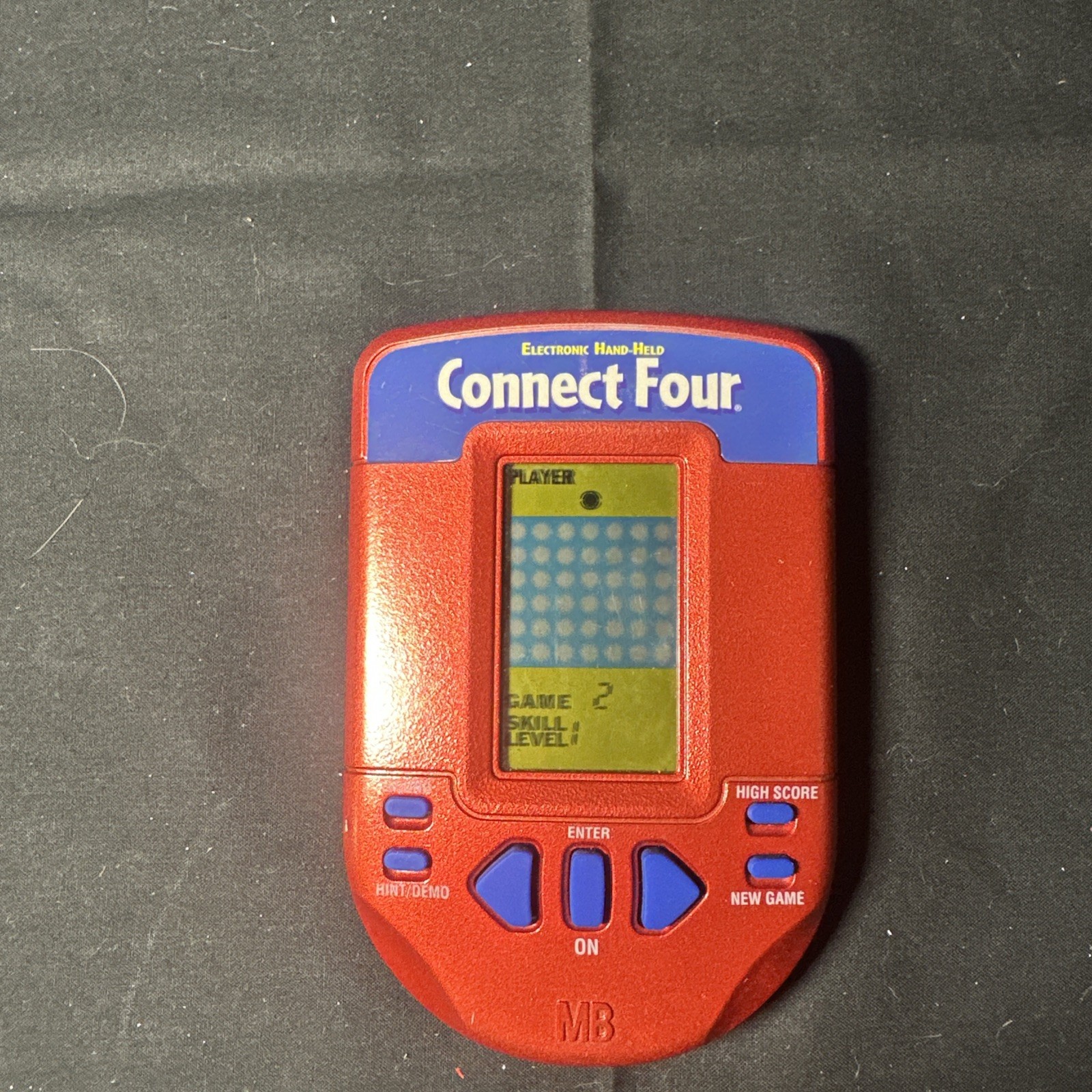 Connect Four Milton Bradley Electronic Handheld Game - 2002 Hasbro Works