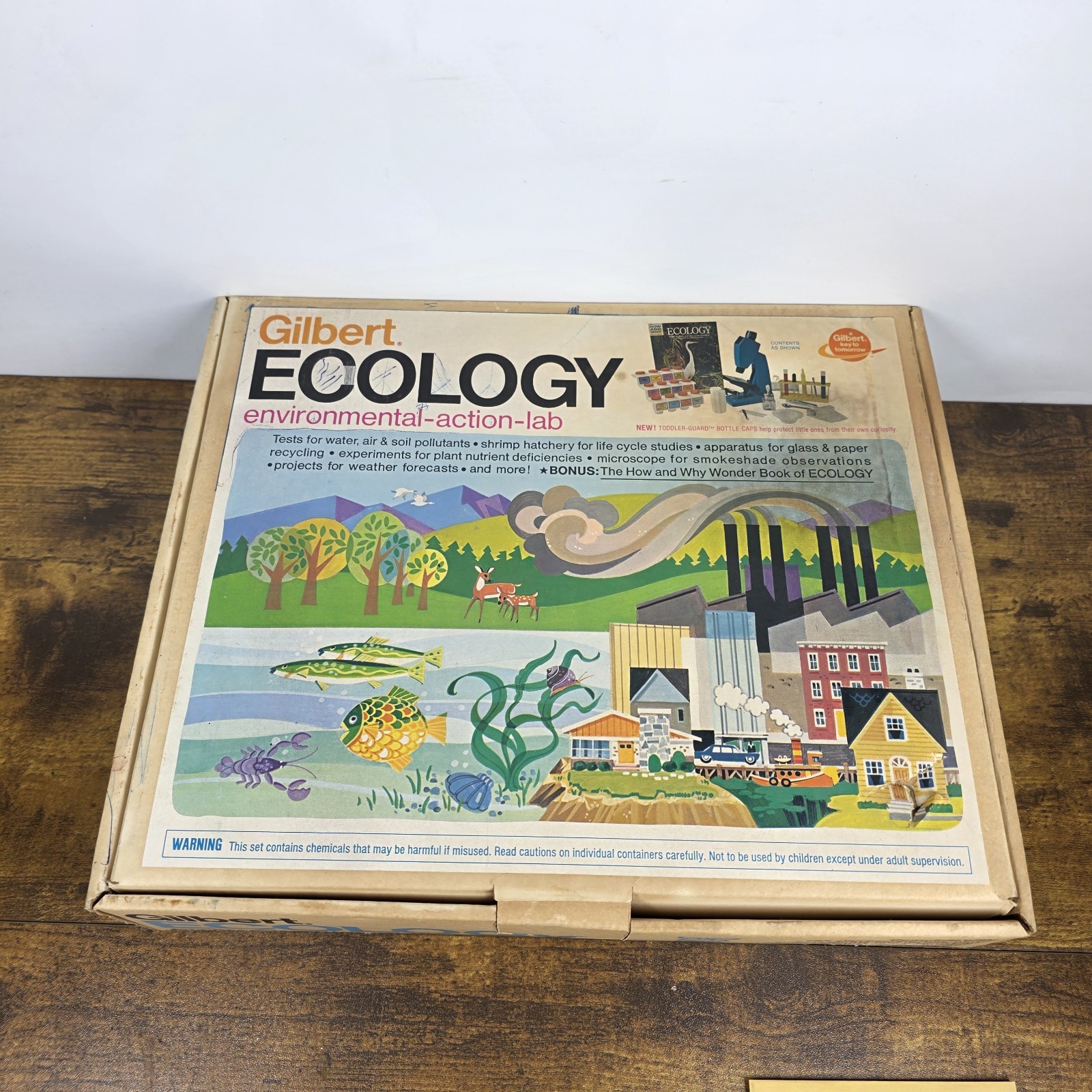 VINTAGE GILBERT ECOLOGY ENVIRONMENTAL ACTION LAB 32907 RARE 1972