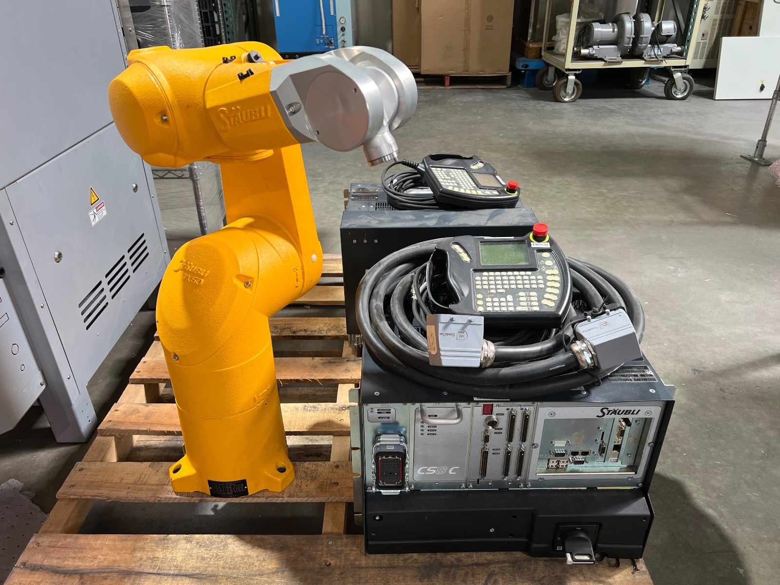 Staubli TX60 6-Axis Robot with CS8C Controller SP1 D21142102 Pendant & Cables