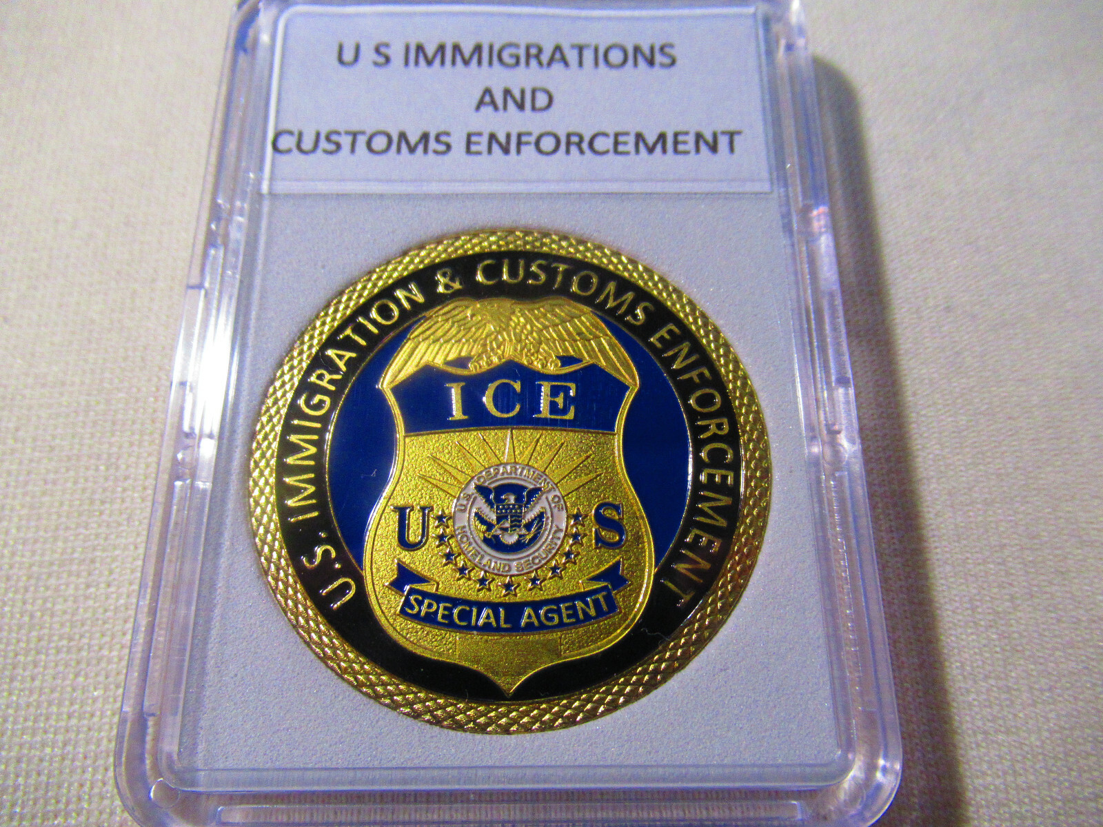 US IMMIGRATION & CUSTOMS ENFORCEMENT (ICE) Challenge Coin