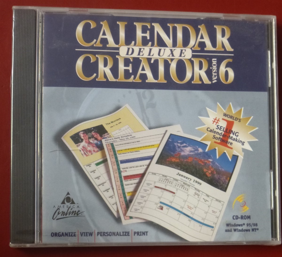 Software PC Calendar Creator Deluxe Version 6 NEW SEALED Jewel