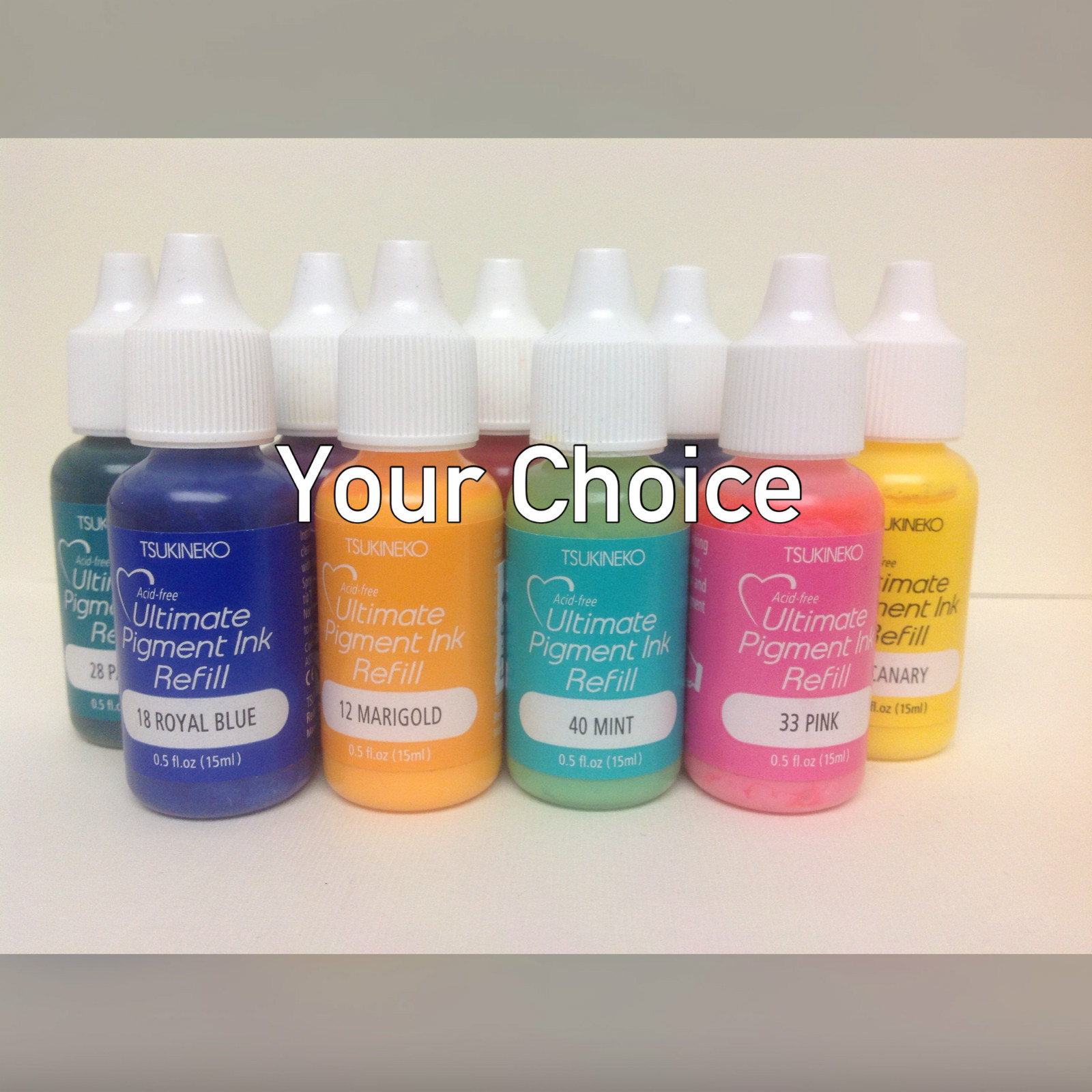 Tsukineko VersaColor Ultimate Pigment Ink Refills - List 2 of 2 - NEW