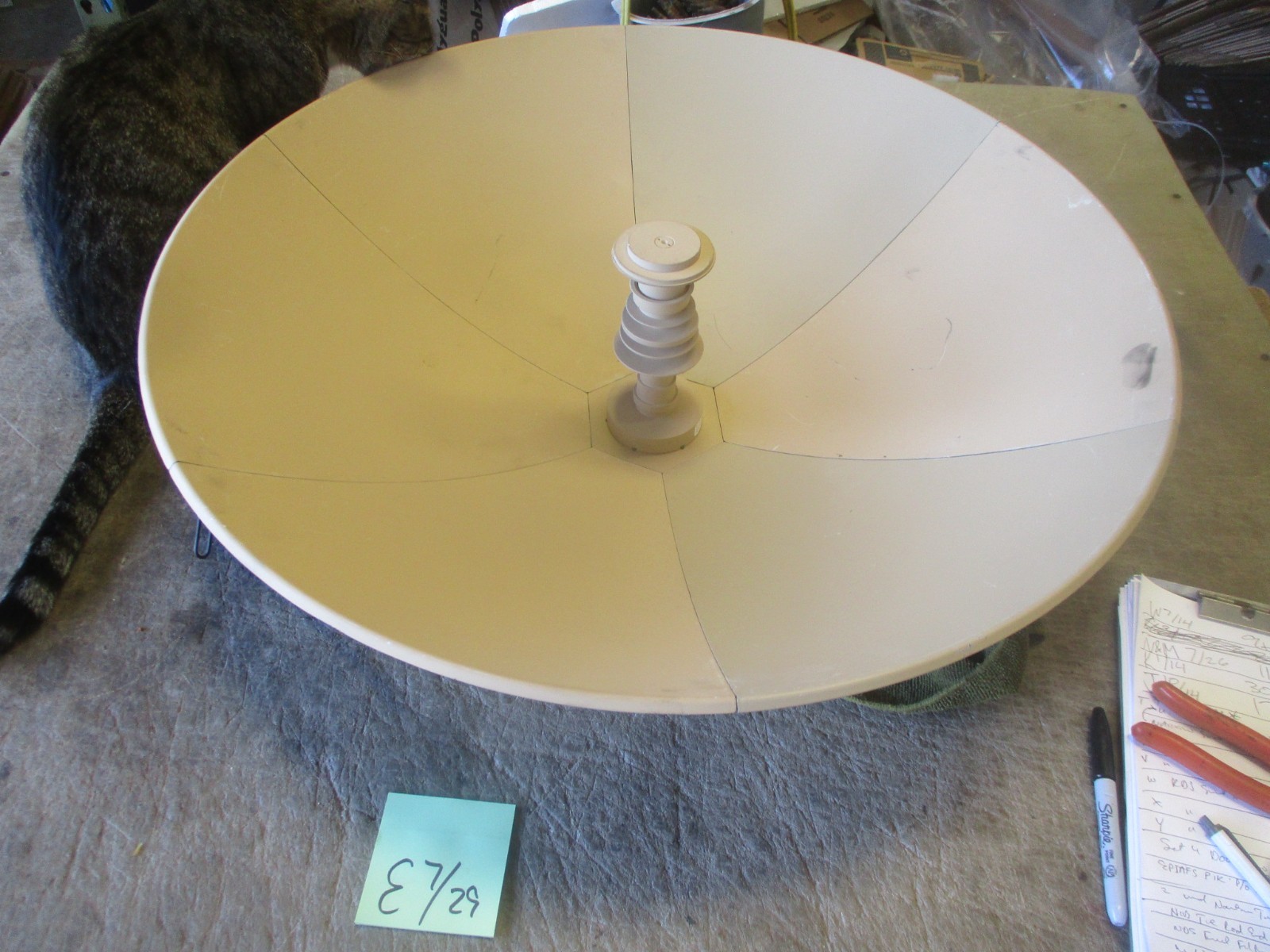 NOS 26" Tampa Microwave SATCOM Microwave Dish, Missing Parts