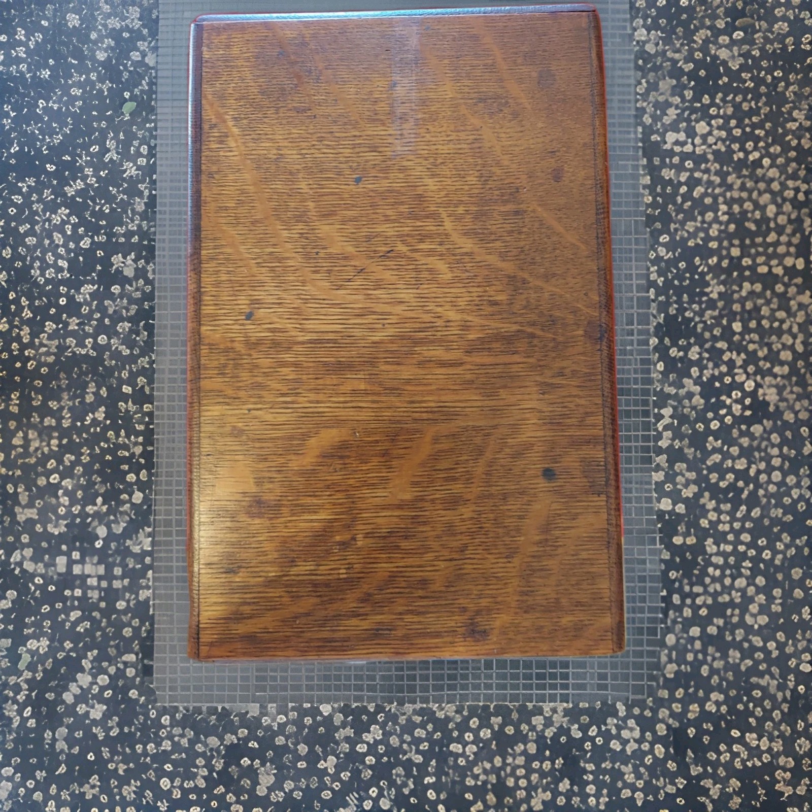 Wooden Slide 25 Tray File Box Storage Cabinet Case